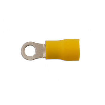 CONNECT Yellow Ring Terminals 4.3mm (100)