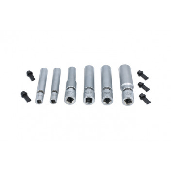 LASER Swivel Spark & Glow Plug Socket Set 1/4D