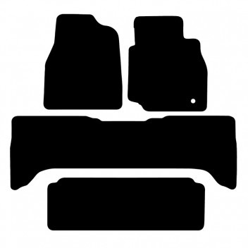 Carpet Mat Set TOYOTA Landcruiser amazon 02-07 (4XXL)