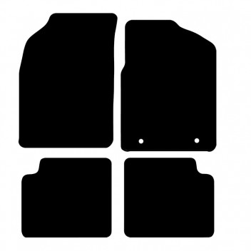 Carpet Mat Set FORD KA 09>13  (4 PIECE + 2 OVAL CLIPS