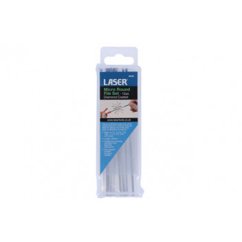 LASER Micro Round Diamond Coated File Set 12pc