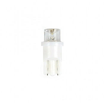 12V 5W T10 Wedge Bulbs 501 LED Bulbs COLOUR-LED 1smd WHITE B