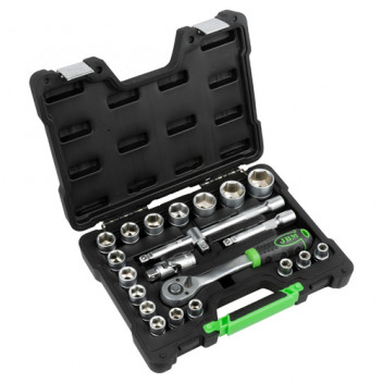 22 PIECES 1/2 HEX. SOCKET SET"