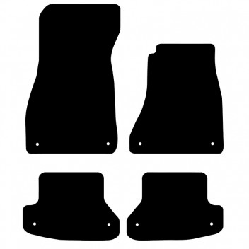 Carpet Mat Set AUDI A5 COUPE 2017-  (8 CLIPS)