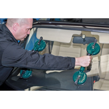 LASER Windscreen Twin Suction Cup Handle Set
