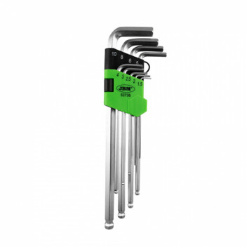 9 Pcs Hex & ball Set Extra Long.2;2.5;3;4;5;5.5;6;8;10mm