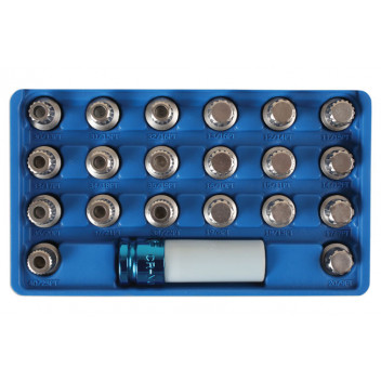 LASER Wheel Nut Key Set - BMW 21pc