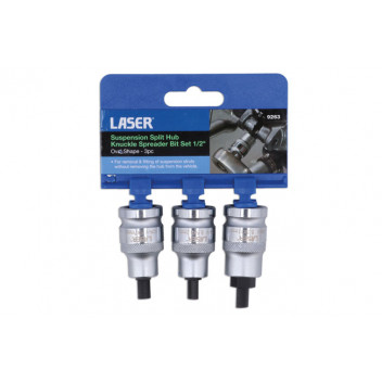 LASER Suspension Split Hub Knuckle Spreader Bit Set -Oval Sh