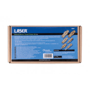 LASER Exhaust Sensor Thread Chaser Set 6pc