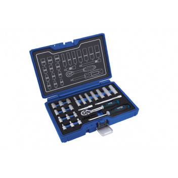 LASER Socket Set 1/4D - 23pc - 50th Anniversary"