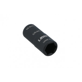 LASER Double Ended Damaged Wheel Nut Socket 16.5x17.5mm
