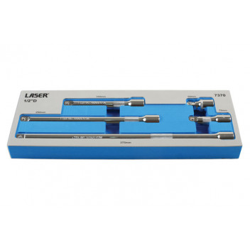 LASER Extension Bar Set  1/2D 5pc"