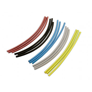 CONNECT Assorted Coloured Heatshrink 6.4mm Pk 12