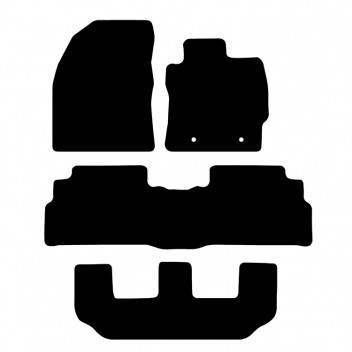 Carpet Mat Set TOYOTA VERSO 2011- (7 SEAT, NEW STYLE T