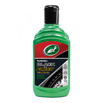 Black in a Flash Trim & Tyre Wax 300ml