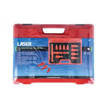 LASER Insulated Socket Hex Bit Set 10pc