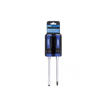 LASER Pound Thru Screwdriver Set 2pc