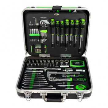 135 Pieces Tool Case With Hex Sockets - Zinc Finish