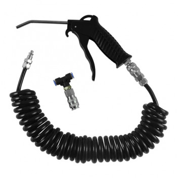Air Blow Gun 3/8 With Recoil Hoses 5M"