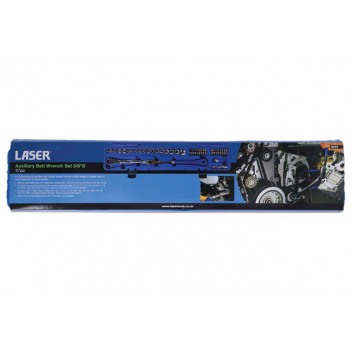 LASER AUXILLARY BELT WRENCH SET 3/8 D 37PC"