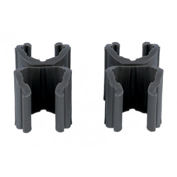 LASER Pair of Brackets for Folding Safety Barrier 8000