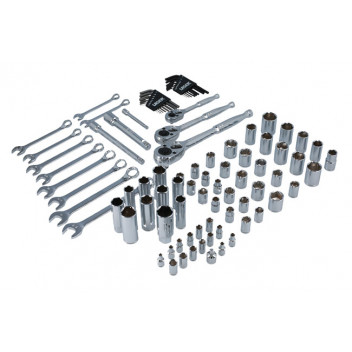 LASER BF Socket and Wrench Set - AF/Metric 89pc