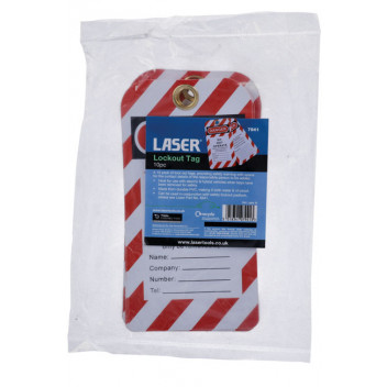 LASER Lockout Tags 10pc