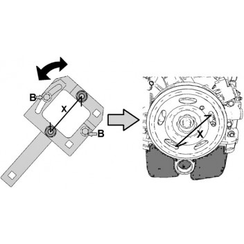 LASER Crankshaft Pulley Holding Tool