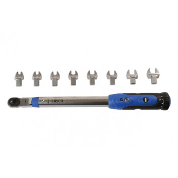 LASER Torque Wrench 10-50Nm 1/4D 10pc"