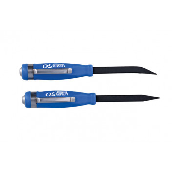 LASER Mini Pry Bar Set with Go Thru Handles & Pocket Clips -