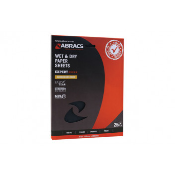 CONNECT Abracs Wet & Dry Sanding Paper P1200 Pack 25