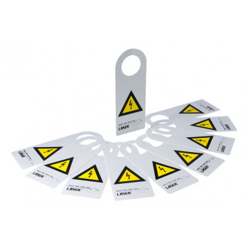 LASER Hybrid/EV Warning Sign 10pc