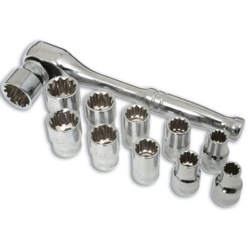 LASER Alldrive Socket Set - 3/8D"
