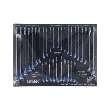LASER Combination Spanner Set 32pc