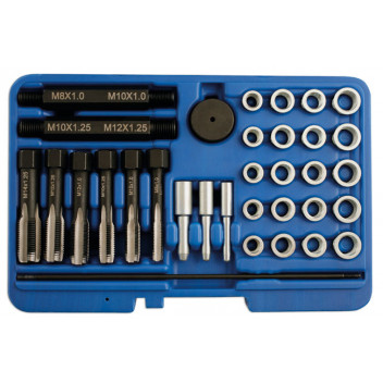 LASER Glow Plug Thread Repair Kit 33pc
