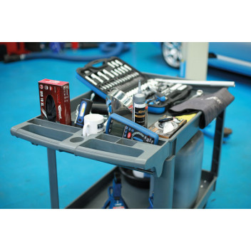 LASER Large Workshop Utility Cart, Twin Level