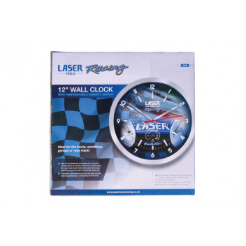 LASER Laser Tools Racing Wall Clock