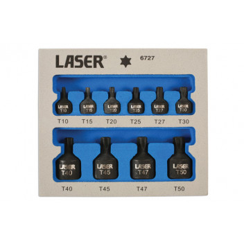LASER Low Profile Star Bit Set 10pc
