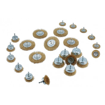 LASER Wire Brush Assortment 24pc