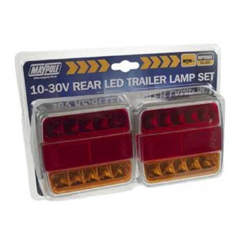 Pair 12/24v LED Rear Combination Lamps