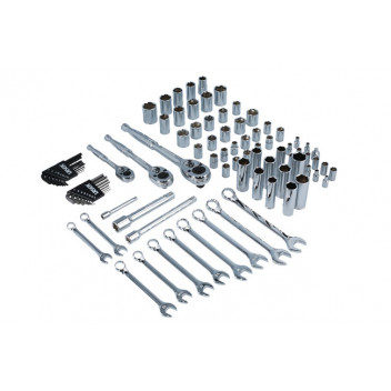 LASER BF Socket and Wrench Set - AF/Metric 89pc