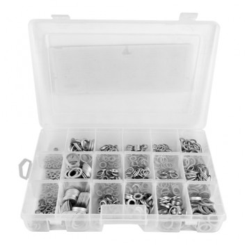 ALUMINIUM FLAT WASHER ASSORTMENT 900PCS