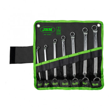 Set Of 7 Double Offset Ring Spanners