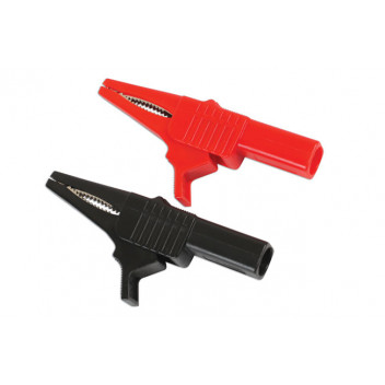 LASER Crocodile Clips 2pc