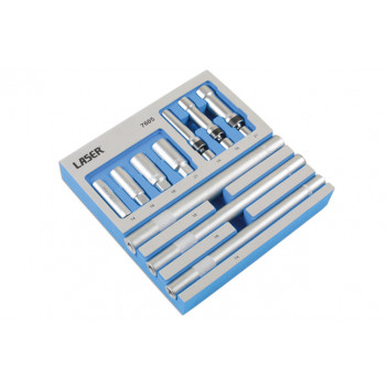 LASER Spark Plug Socket Set 3/8D 10pc"