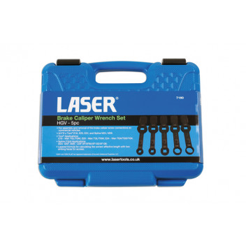 LASER Brake Caliper Wrench Set - HGV 5pc