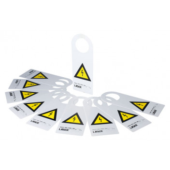 LASER Hybrid/EV Warning Sign 10pc