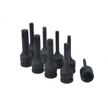 LASER Impact Ribe Socket Bit Set 1/2  D9PC"