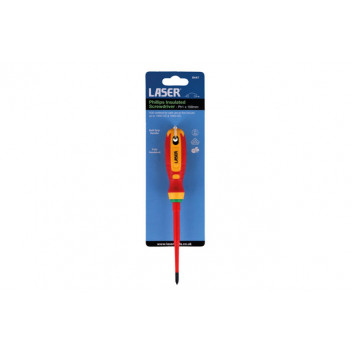 LASER Phillips Insulated Screwdriver Ph1 x 100mm