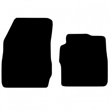 Rubber Mat Set 2 pcs Transit Courier 2014- RUBBER MAT
